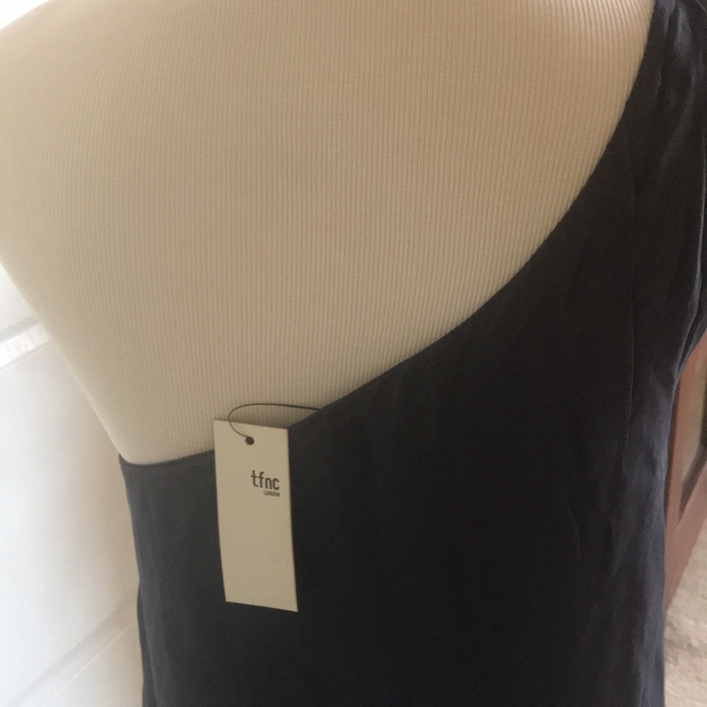 ONE shoulder beaded TNFC London dress NWT gala prom hoco cocktail - Picture 10 of 15